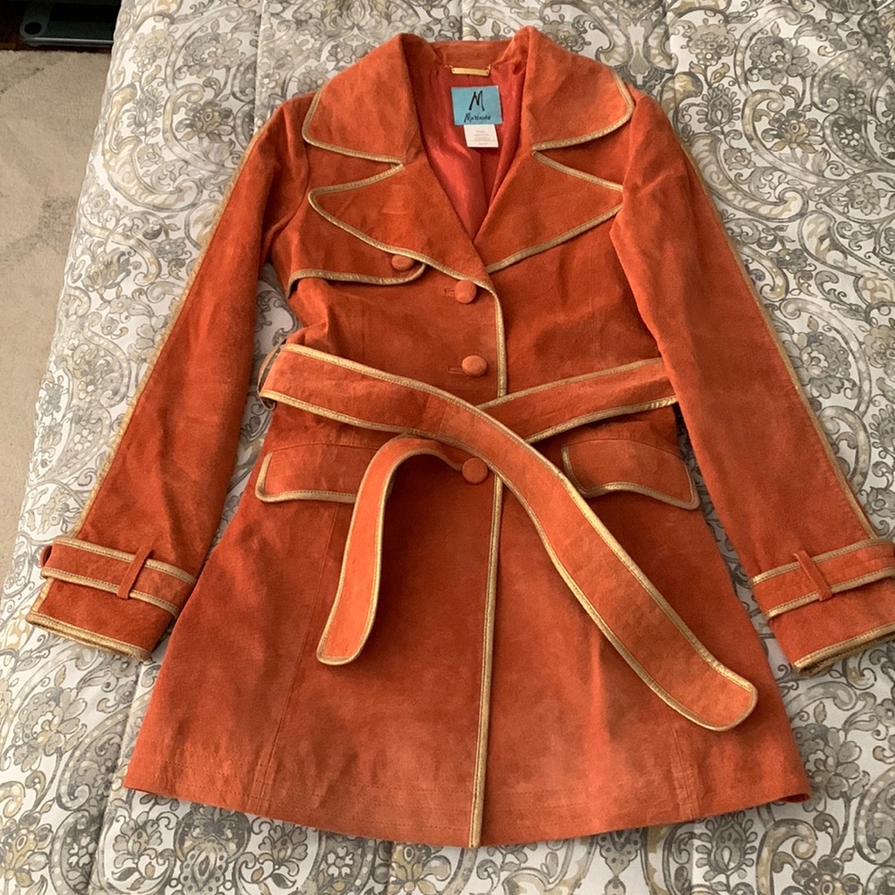 Marciano Suede Trench XS